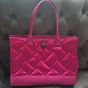 Kurt Geiger Pink Quilted Tote Bag